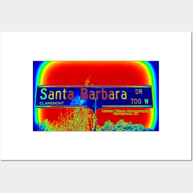 Santa Barbara Drive, Claremont, California by Mistah Wilson Wall Art by MistahWilson